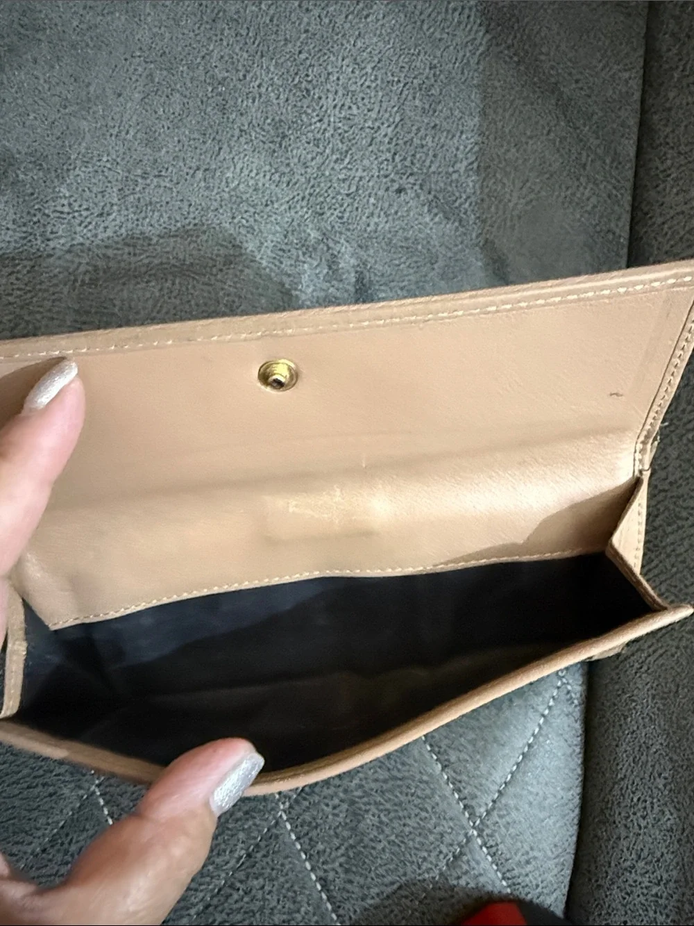 Gucci Beige Monogram Continental Wallet with Light Pink Trim